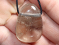 Preview: smoky quartz with cord or silver 925
