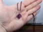 Preview: fluorite with cord or silver 925