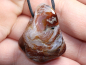 Preview: fire agate with cord or silver 925