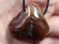 Preview: fire agate with cord or silver 925