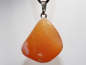 Preview: apricot agate with cord or silver 925
