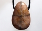 Preview: cross stone with cord or silver 925