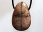 Preview: cross stone with cord or silver 925