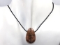Preview: cross stone with cord or silver 925
