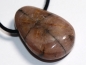 Preview: cross stone with cord or silver 925