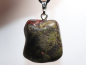 Preview: dragon blood jasper with cord or silver 925
