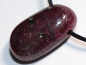 Preview: ruby with cord or silver 925