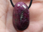 Preview: ruby with cord or silver 925