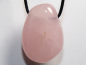 Preview: rose quartz with cord or silver 925
