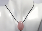 Preview: rose quartz with cord or silver 925