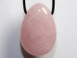 Preview: rose quartz with cord or silver 925