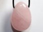 Preview: rose quartz with cord or silver 925