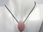 Preview: rose quartz with cord or silver 925