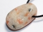 Preview: sunstone with cord or silver 925