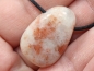 Preview: sunstone with cord or silver 925