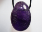 Preview: amethyst with cord or silver 925