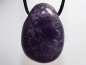 Preview: amethyst with cord or silver 925