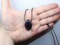 Preview: amethyst with cord or silver 925