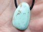 Preview: chrysocolla with cord or silver 925
