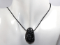 Preview: snowflake obsidian with cord or silver 925