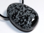 Preview: Schneeflockenobsidian mit Band oder Silber 925