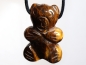 Preview: tiger's eye with cord or silver 925