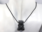 Preview: snowflake obsidian with cord or silver 925