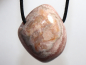 Preview: rhodochrosite with cord or silver 925
