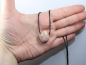 Preview: rhodochrosite with cord or silver 925