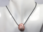 Preview: rhodochrosite with cord or silver 925