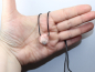 Preview: rhodochrosite with cord or silver 925