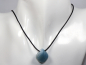 Preview: aquamarine with cord or silver 925