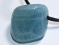 Preview: aquamarine with cord or silver 925