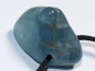 Preview: aquamarine with cord or silver 925