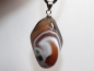 Preview: Botswana agate with cord or silver 925