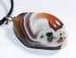 Preview: Botswana agate with cord or silver 925