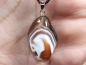 Preview: Botswana agate with cord or silver 925