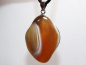 Preview: Botswana agate with cord or silver 925