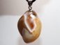 Preview: Botswana agate with cord or silver 925