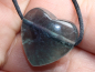 Preview: fluorite with cord or silver 925