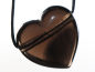 Preview: lamellated obsidian with cord or silver 925