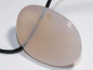Preview: pink chalcedony with cord or silver 925