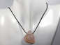 Preview: rosa Chalcedon mit Band oder Silber 925