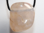 Preview: rosa Chalcedon mit Band oder Silber 925