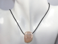 Preview: rosa Chalcedon mit Band oder Silber 925