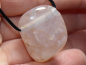 Preview: rosa Chalcedon mit Band oder Silber 925