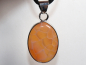 Preview: fire agate with cord or silver 925