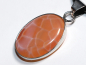 Preview: fire agate with cord or silver 925