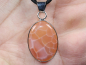 Preview: fire agate with cord or silver 925