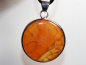 Preview: fire agate with cord or silver 925